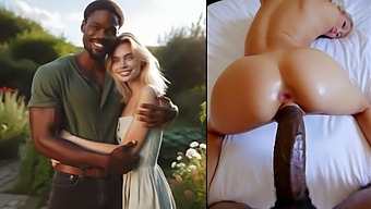 Interracial 3d Creampie With A Busty Blonde Wife And A Black Lover