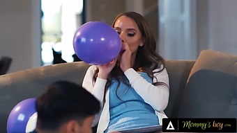 Pristine Milf Gets Doggystyled By Stepson And His Friend